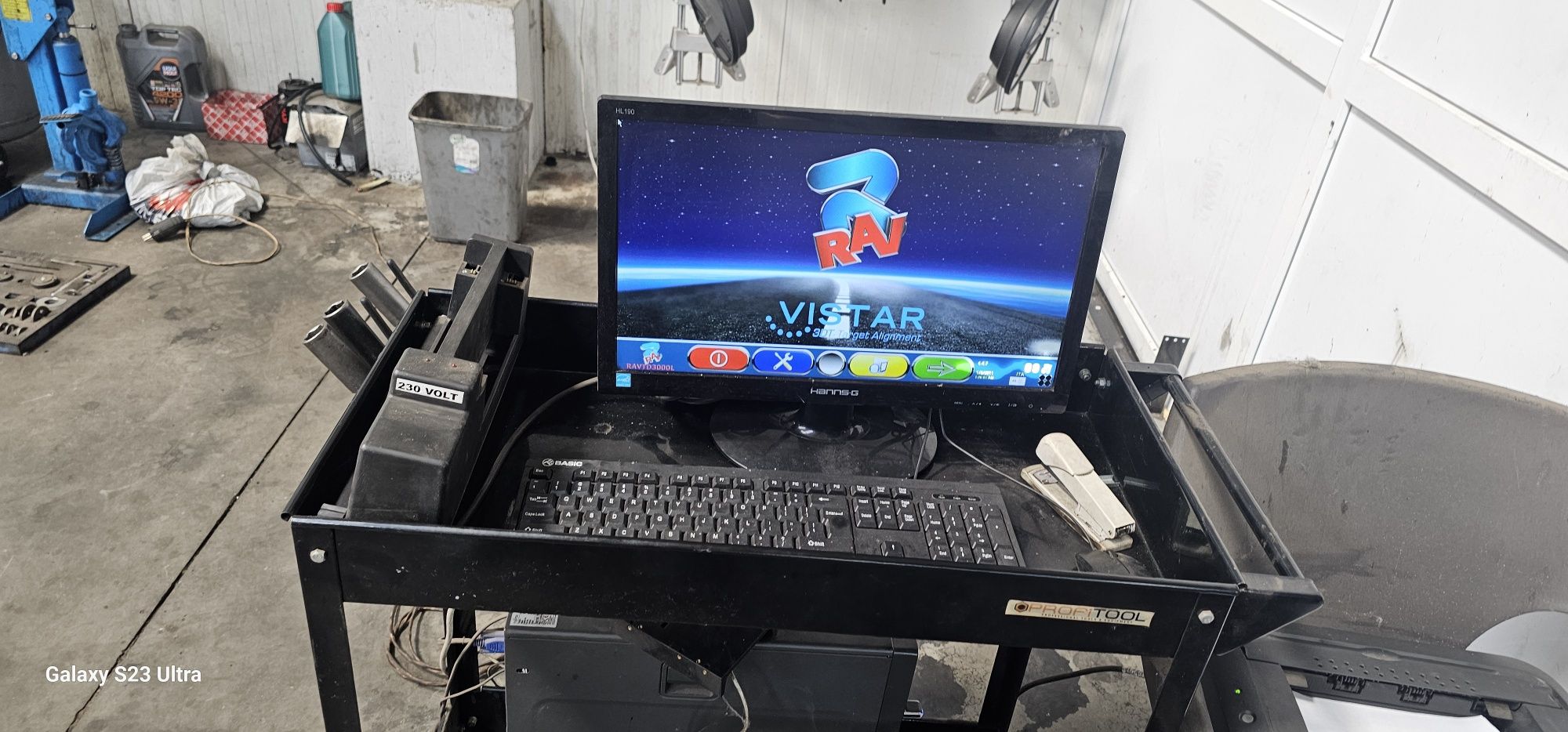 Vând elevator 4 coloane și stand directie 3D ravaglioli  sh