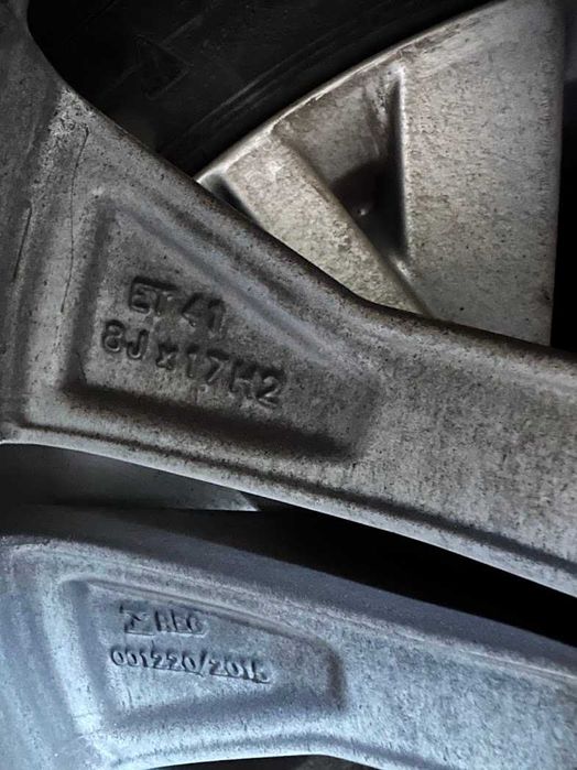 4бр. ал.джанти VW Ancona 8Jx17 ET41 + зимни гуми Continental 225 55 17