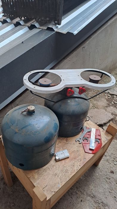 Aragaz de voiaj cu 2 ochiuri