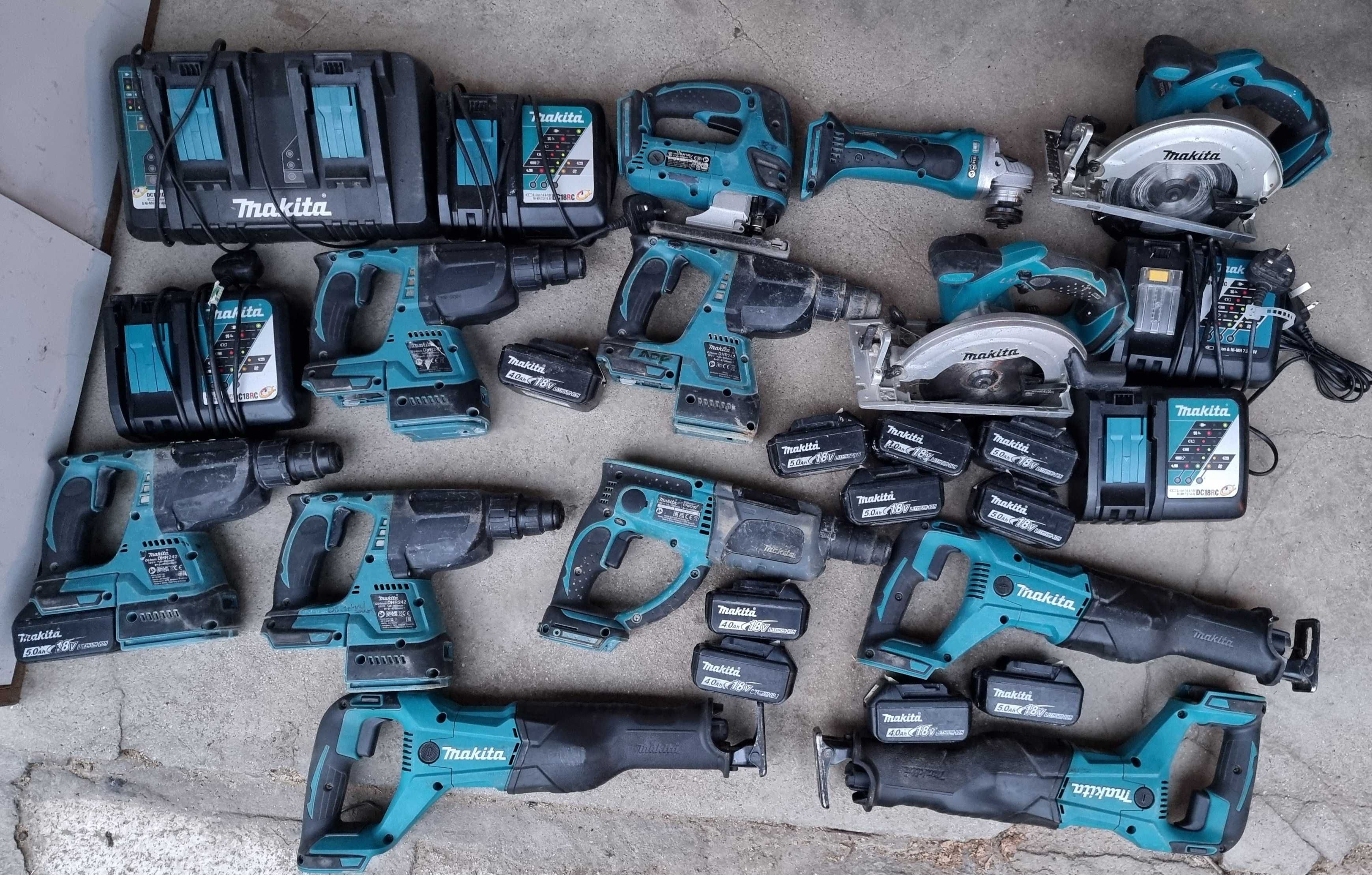 Makita, импакт, перфоратор, циркуляр , инструменти машини