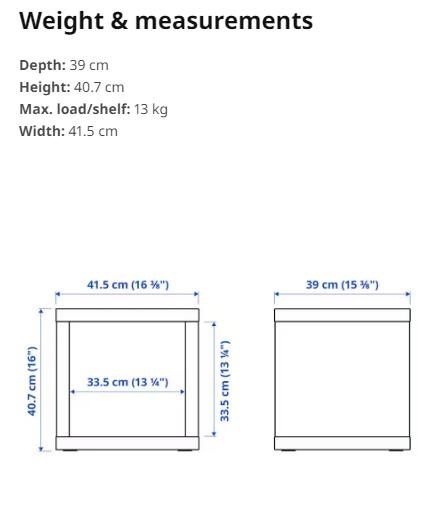 IKEA MALM легло с дървена основа LERÖY и етаржерка KALLAX