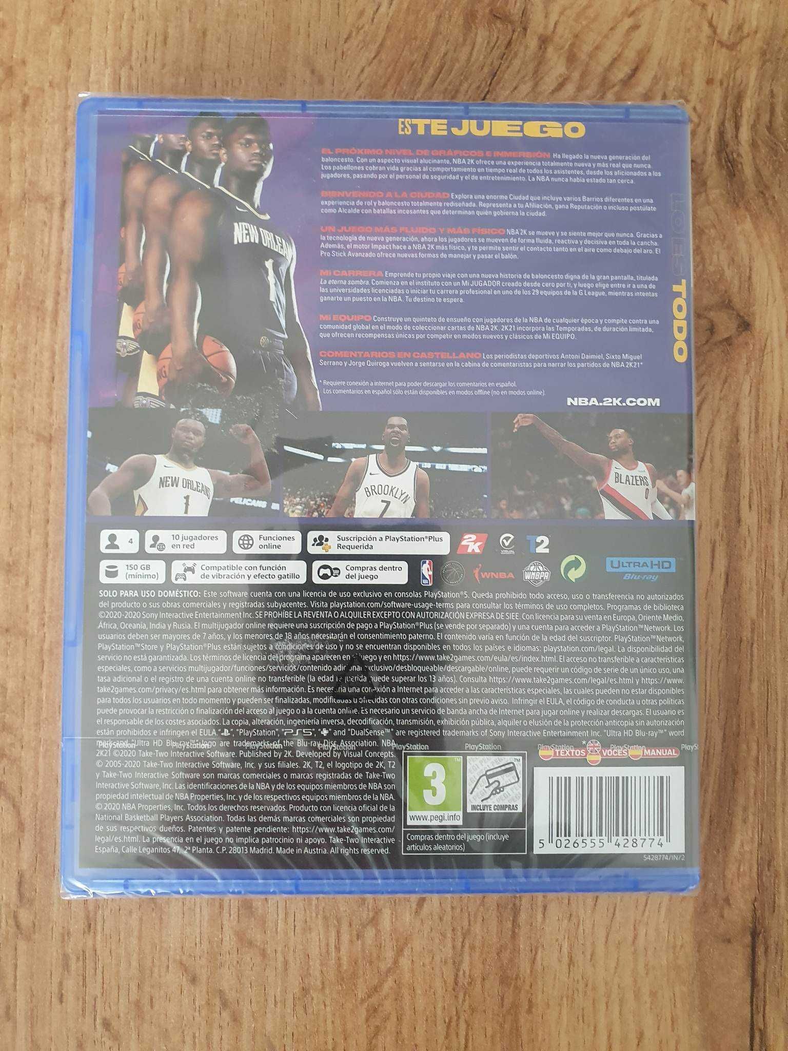 NBA 2k21 PS5 Playstation 5 Плейстейшън 5 игра игри