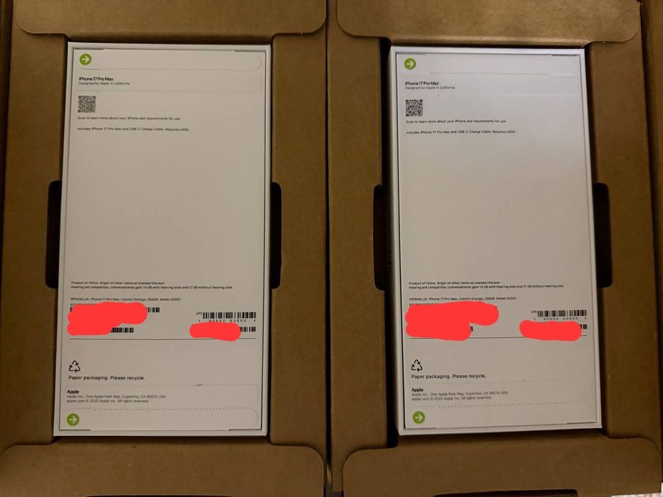iPhone 17 Pro Max 256GB Cosmic Orange