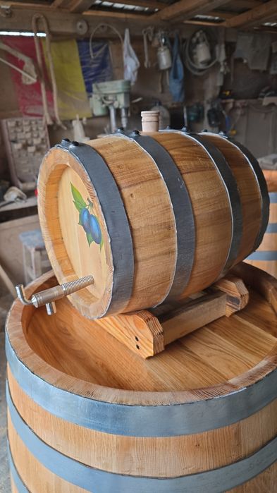 Butoi 10l tuica ,palinca,salcâm stejar
