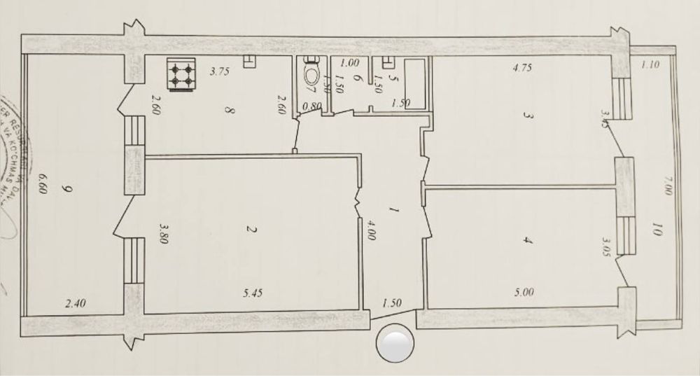 Продается квартира 3х ком 103м2 Улица Амира Темура Метро Бадамзар