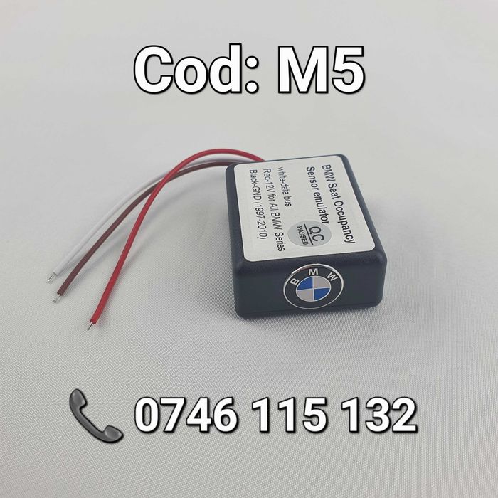 Modul Plasa Scaun Pasager BMW Cu 3 FIRE-E90-Anulator Eroare Airbag- M5