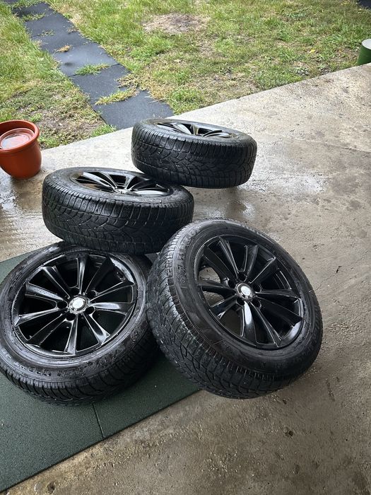 Jante BMW 5*120 cu Anvelope Dunlop M+S 225/60/17