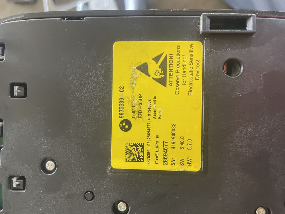 Plafoniera cu gesturi si trapa BMW g11 g12 g30 seria 5 7 comanda trapa
