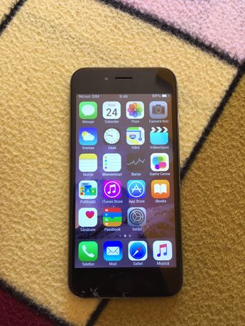 Apple iphone 6S 16GB Space Gray  Fisurat Spart vand sau scimb cu atv