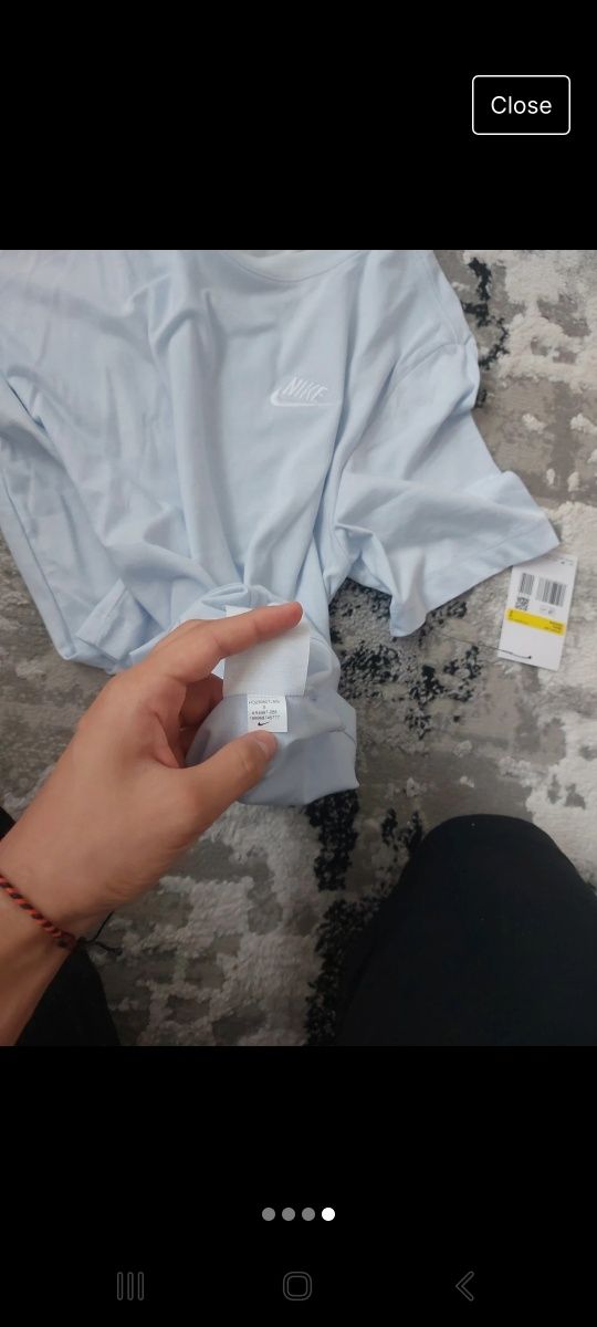 Tricou nike mărimea S de culoare Albastru Pastel