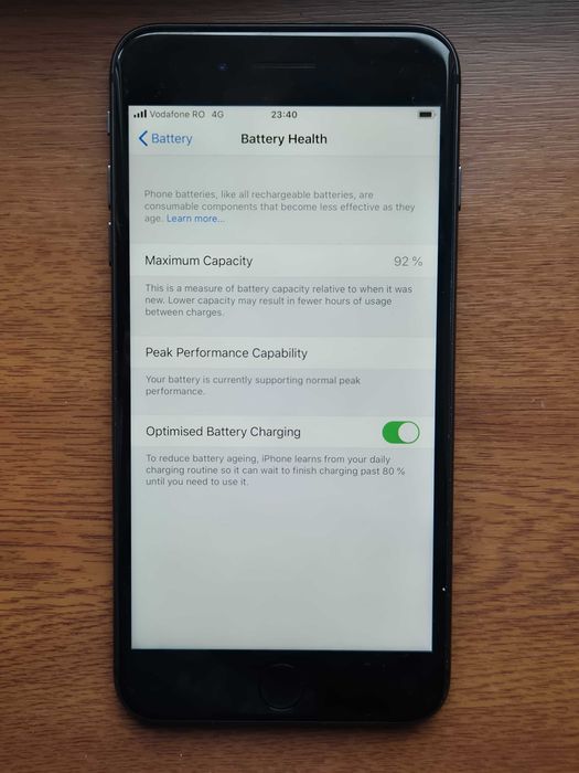 Iphone 8 plus 64gb Negru , 92 % baterie