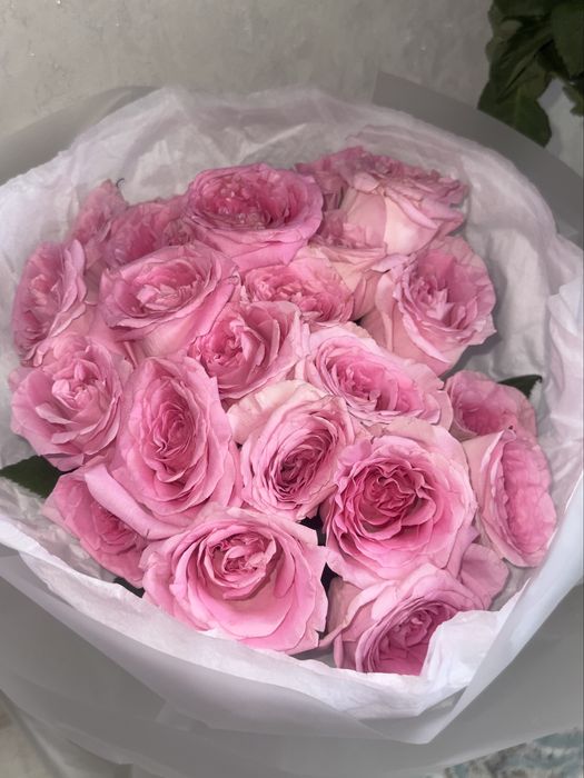 Цветы,25шт роза,