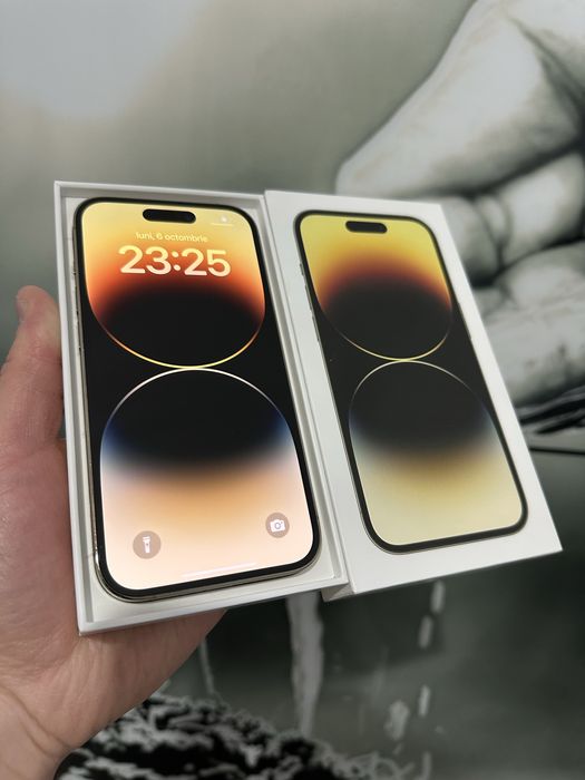 iPhone 14 Pro Gold Full Box