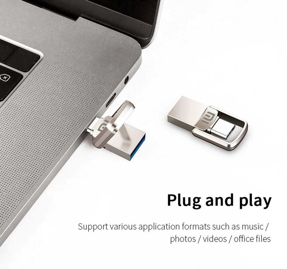 XIAOMI U-DISK (2 in 1) USB-C & USB 3 - 2 Tb flash drive WATERPROOF