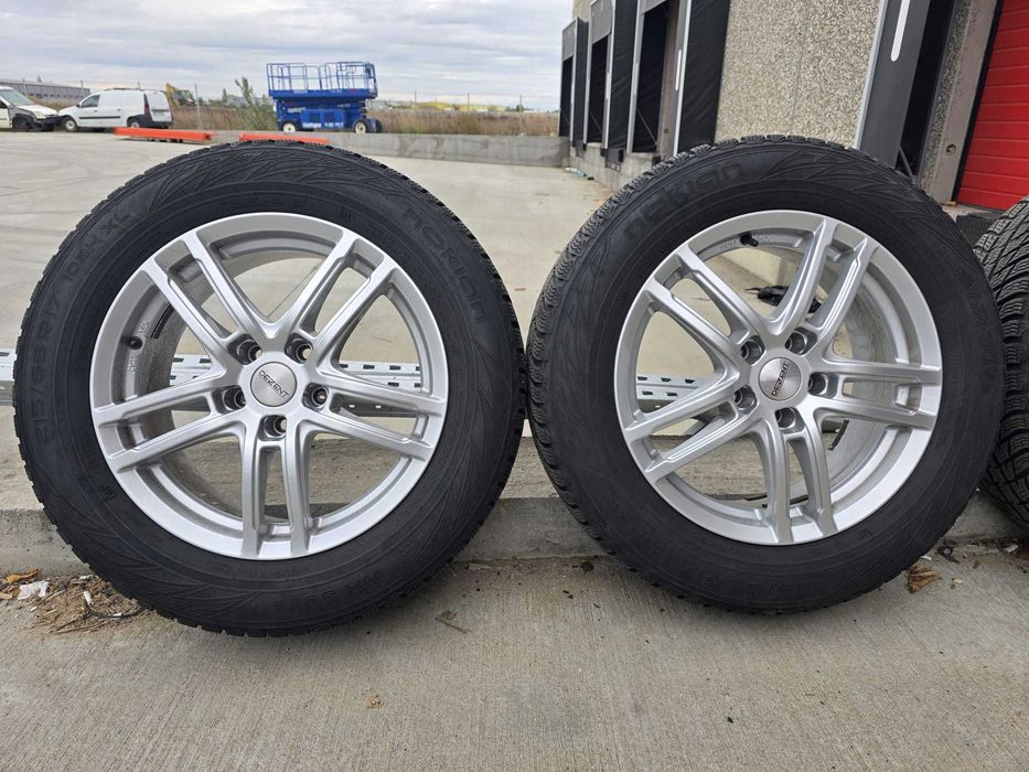 Set Jante DEZENT TZ 7 17 5x112 + cauciucuri iarna