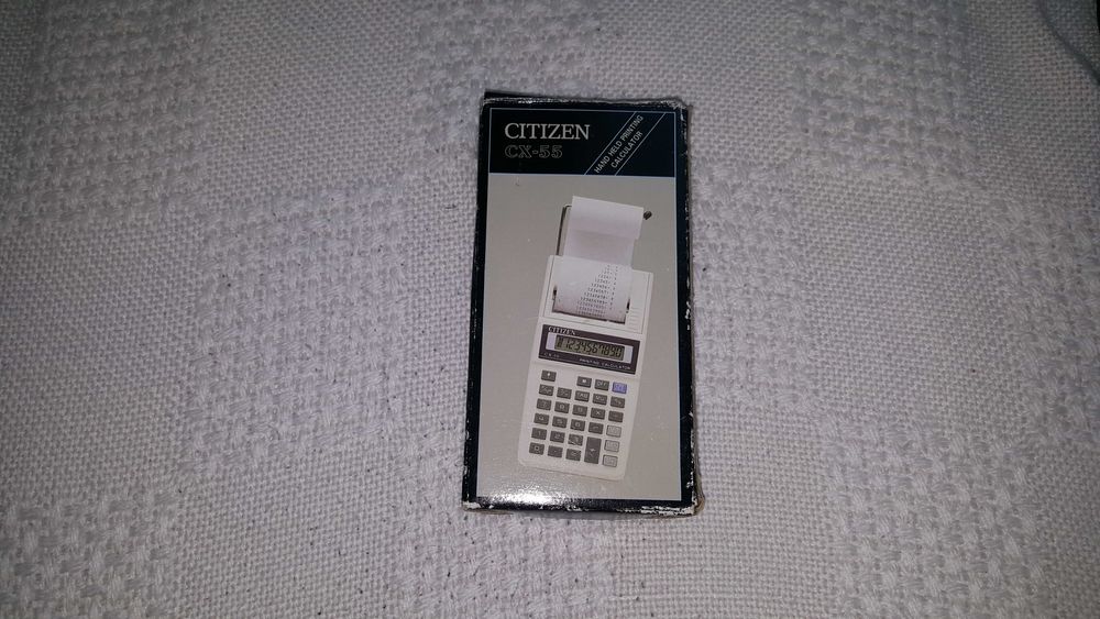Calculator portabil cu imprimata integrata Citizen CX55 (Japan)