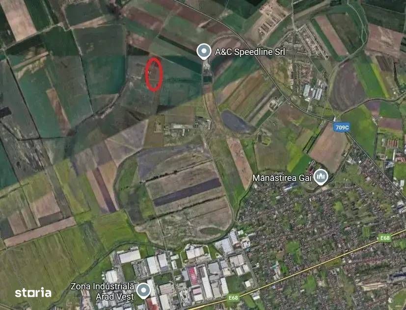 Teren agricol 18200 mp, Arad zona Gai