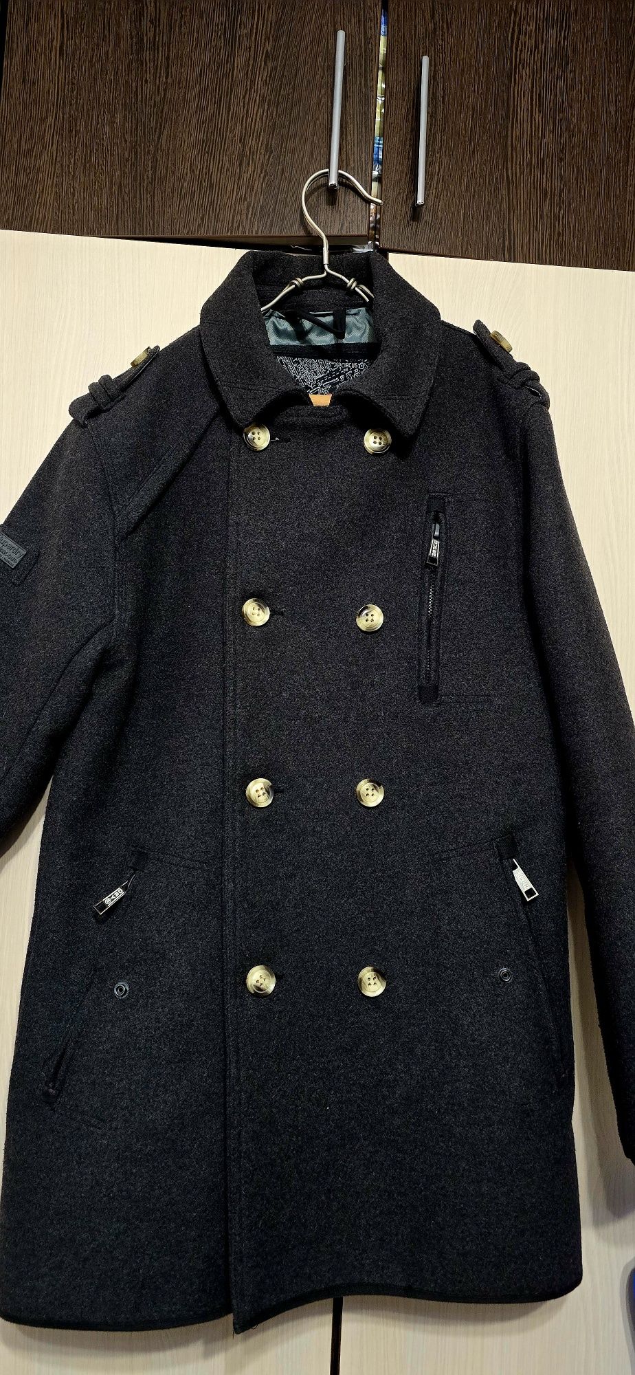 Superdry off Jermyn Street Pea Trench