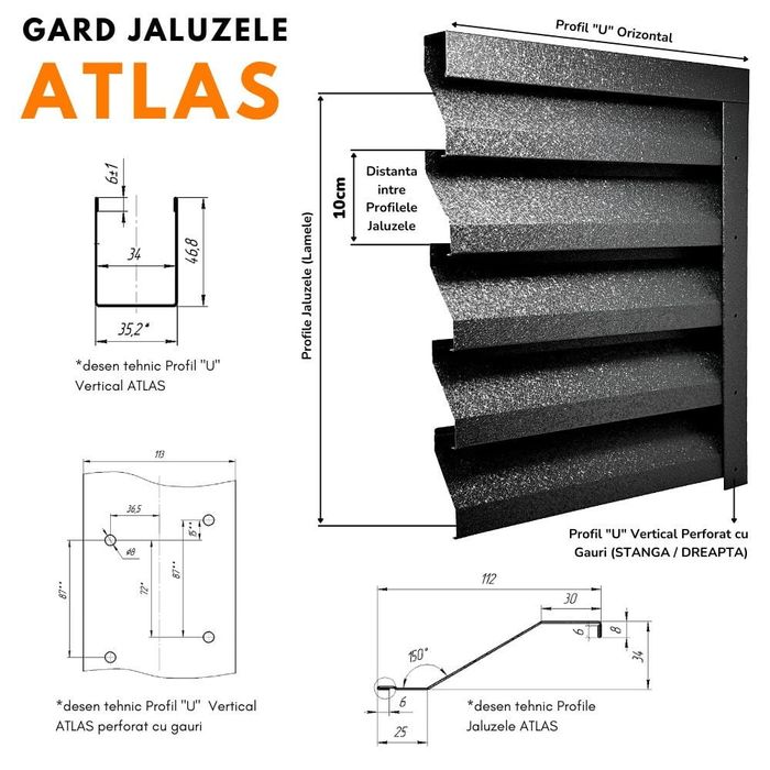 Garduri tip jaluzea