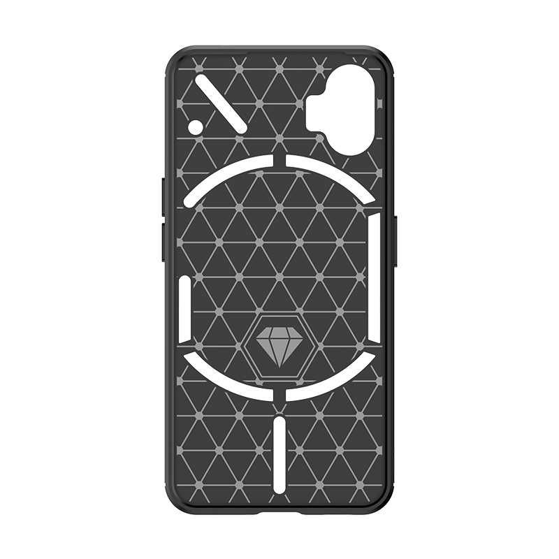 Nothing Phone 2 / 2A / 2A Plus - Удароустойчив Кейс Гръб CARBON