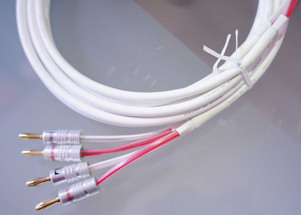 CANARE Japan - set cabluri audio boxe 2m mufe banana Nakamichi