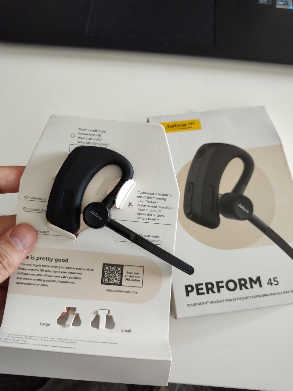 Новые наушники Jabra Evolve 65 +USB адаптер Гарнитура Jabra Perform 45