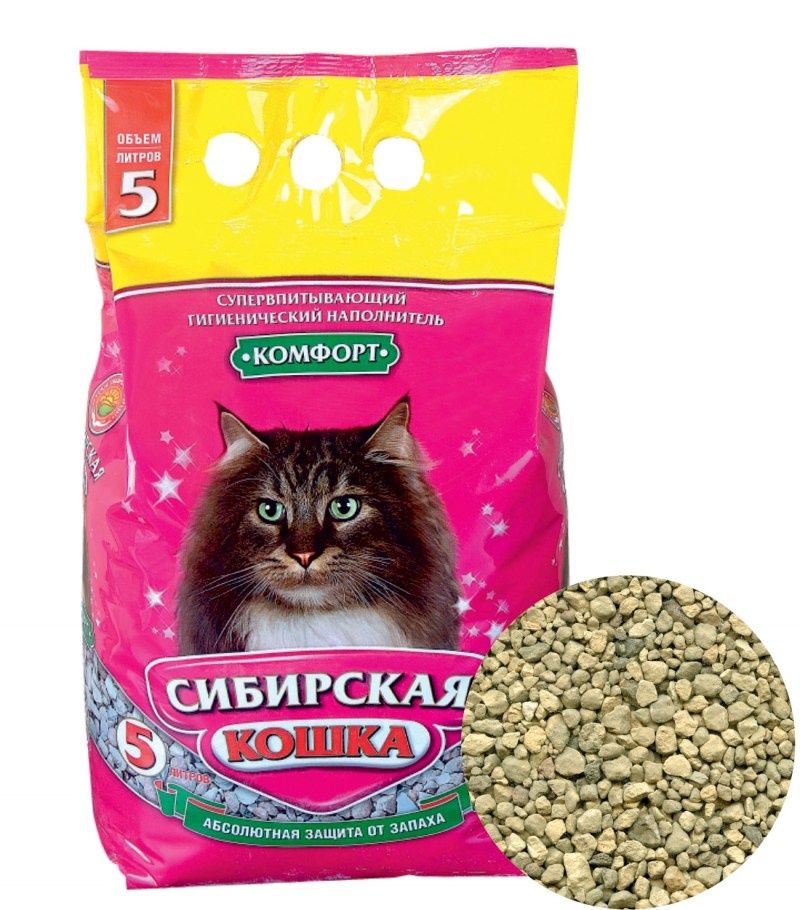 Наполнитель Сибирская кошка 5л