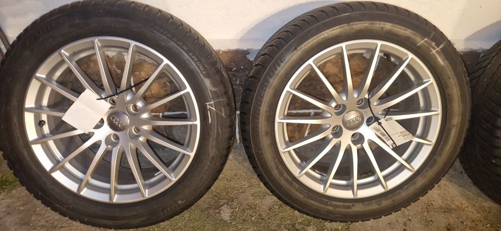 Оригинални алуминиеви джанти 17" Ауди с гуми