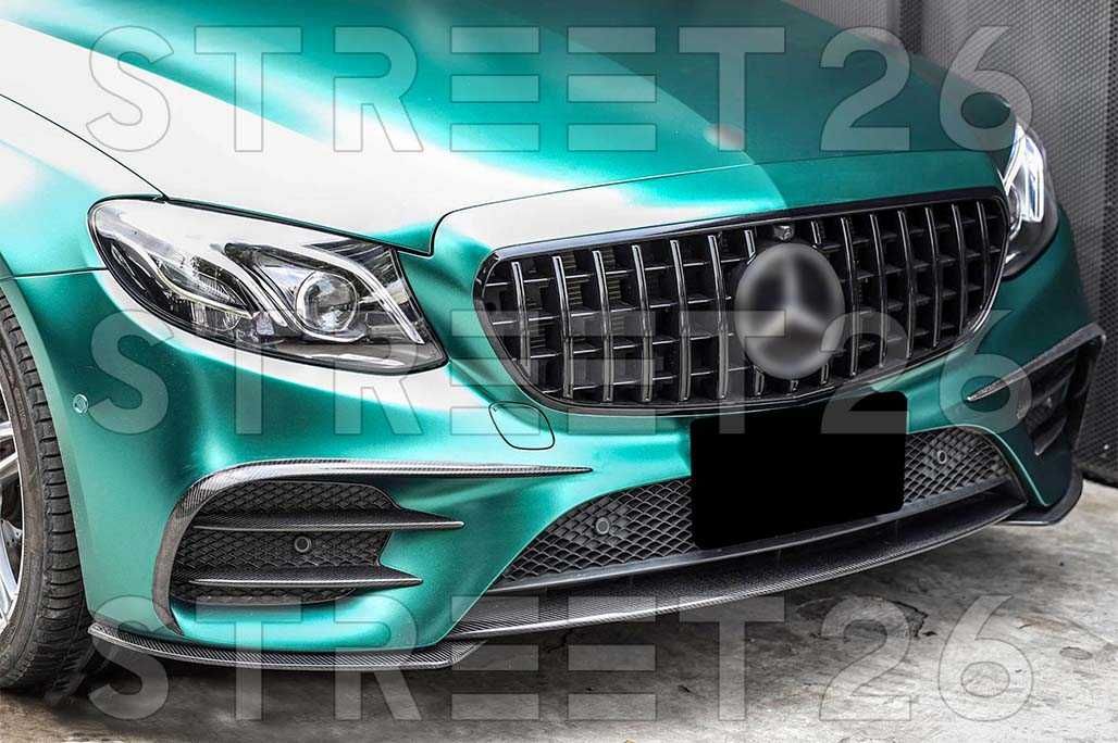 Grila Centrala Mercedes E-Class W213 C238 (16-20) GT-R Design Negru V2