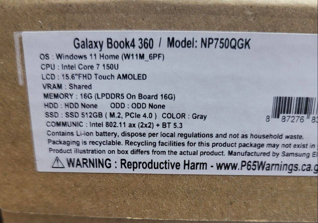 Samsung galaxy book 4 360