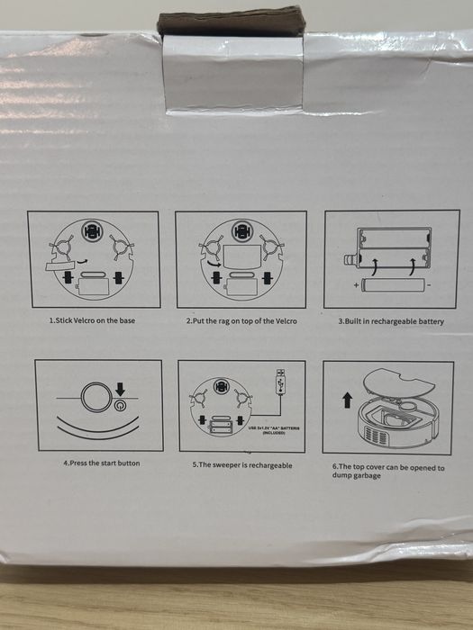 Aspirator robot pe baterii