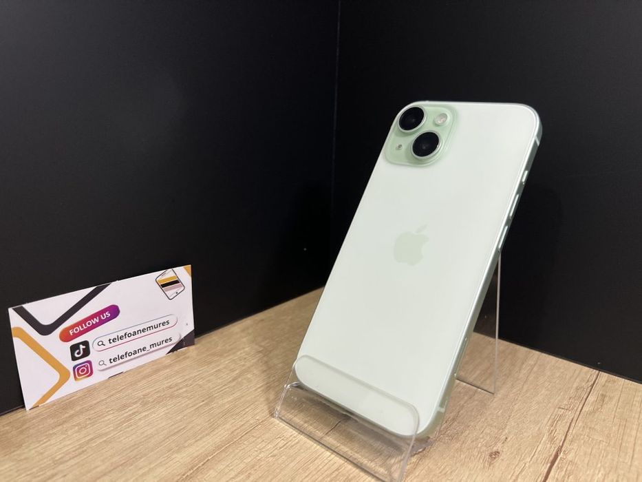 Iphone 15 128Gb Green 3 ani garanție, Telefoane Mureș