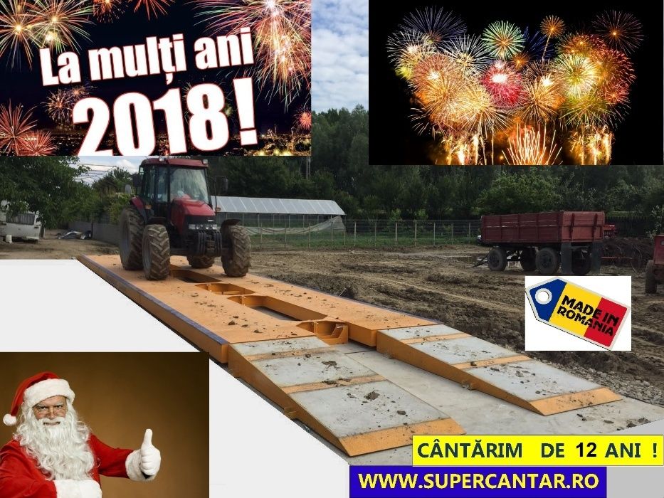 Cantar Auto Depozit 30t-40t-60t 6-7-8m Superslim Superelocabil