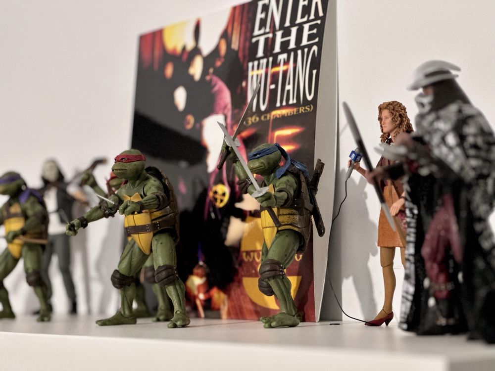 Jucarii vechi - Lot figurine Testoasele Ninja