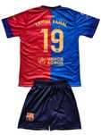 Детско - юношески футболен екип Барселона Ямал комплект Barca Yamal ша