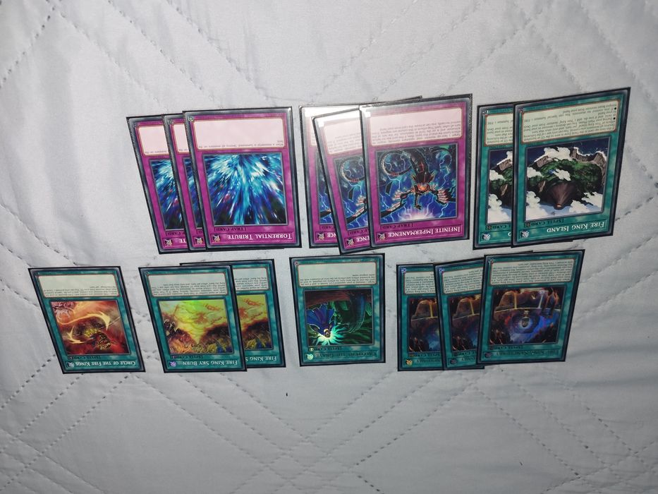Yu GI Oh Fire king deck