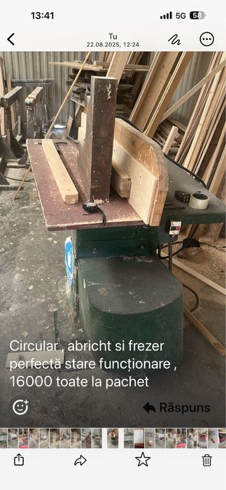 VAND ABRICHT, Frezer si circular