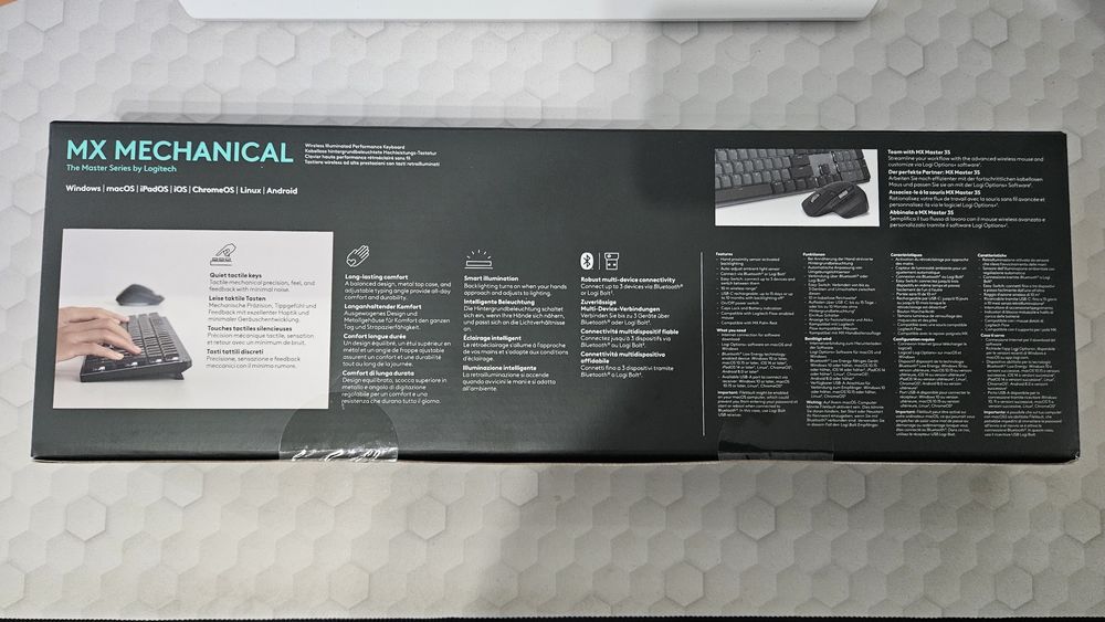 Tastatura Logitech MX mechanica wirelessl sigilata