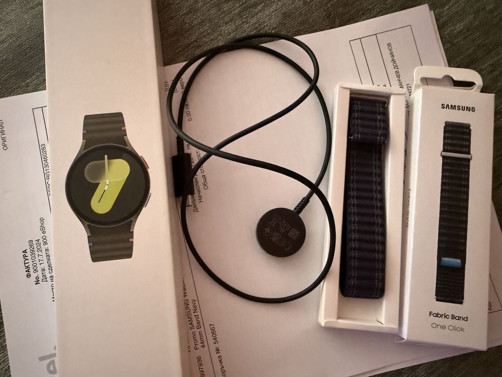 Samsung Watch 7 перфкетен 44mm + Fabric Band