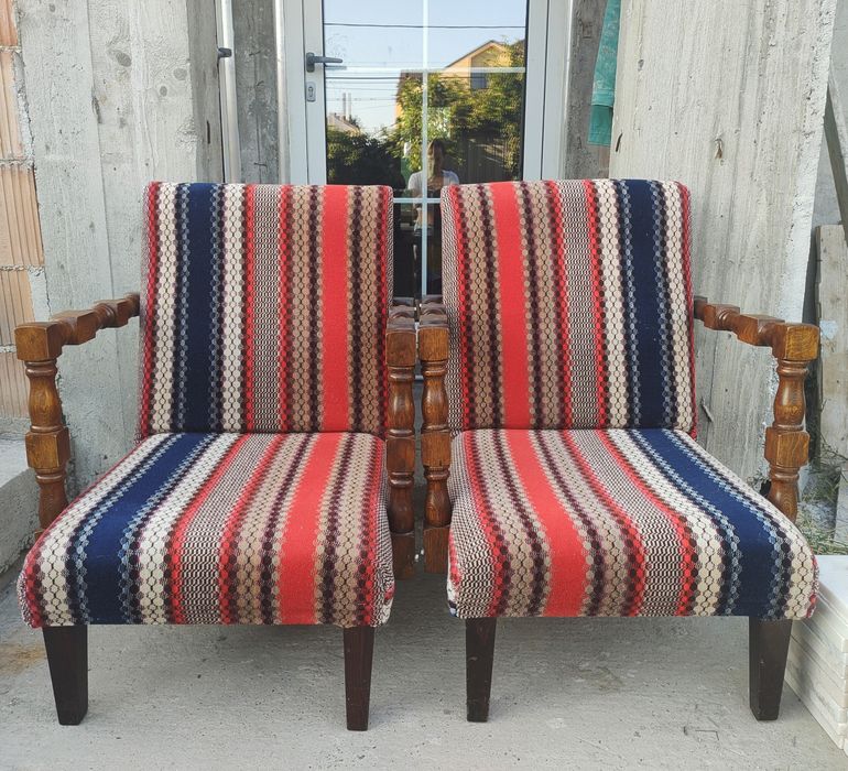 Set Fotolii calitative si masuta cafea lemn masiv