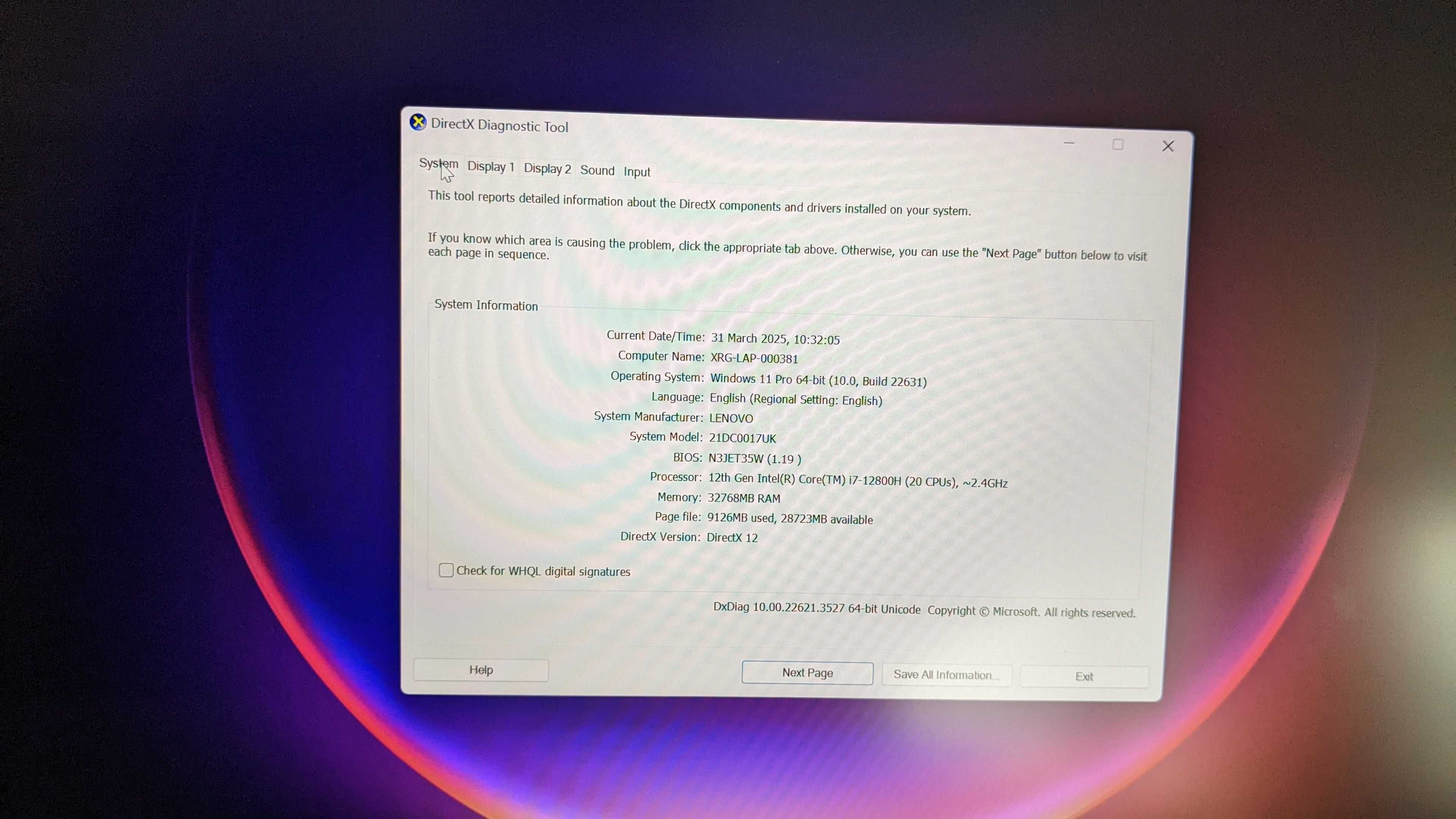 Lenovo P1 Gen5 X1