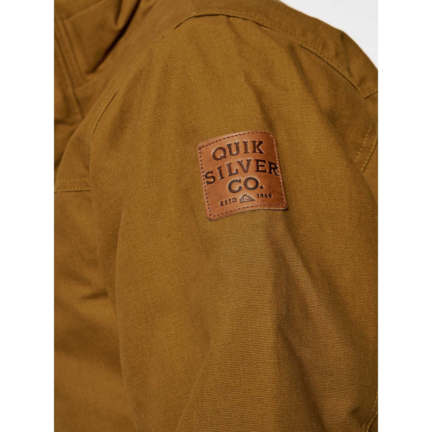 Geaca maro cotton 100% QUICKSILVER de iarna, masura L, NOUA