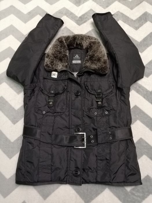 PEUTEREY geacă iarnă damă PUF blană IEPURE | transport GRATUIT‼️FAN