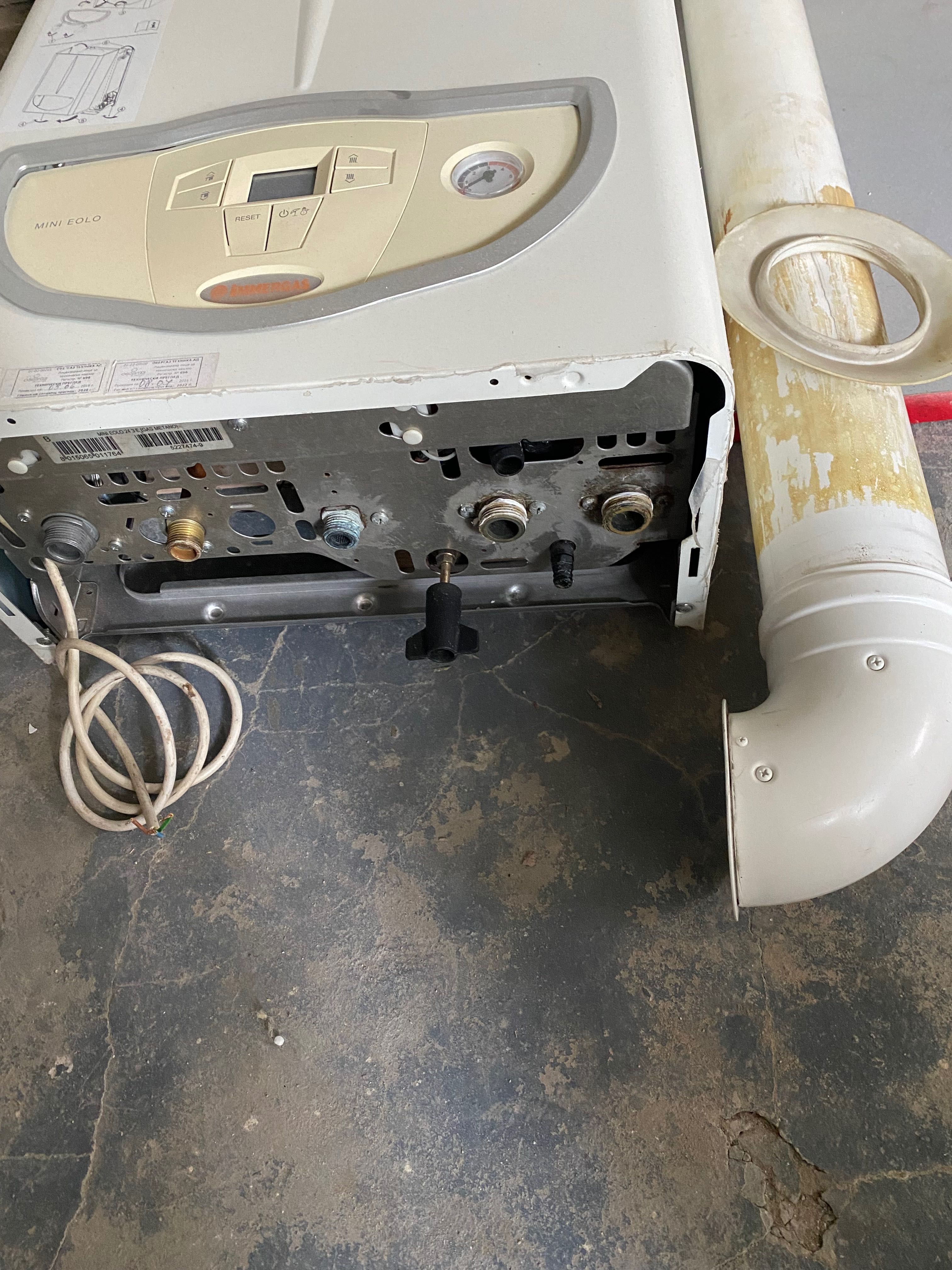 Газов котел двуконтурен immergas mini eolo 24
