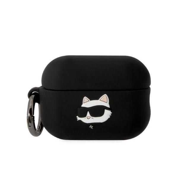 Силиконов калъф с карабинер за Apple AirPods Pro 2 Karl Lagerfeld