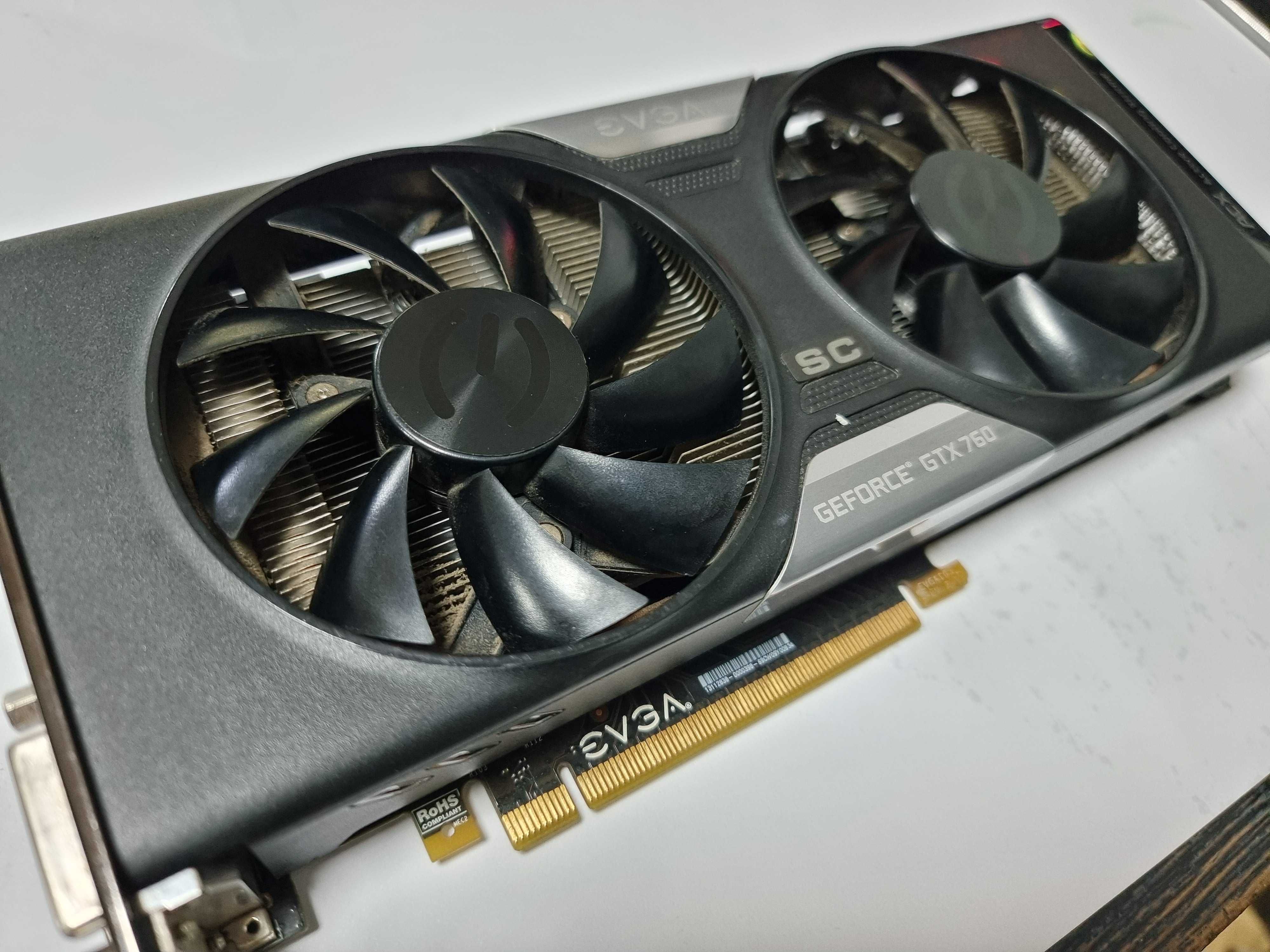 EVGA Nvidia GeForce GTX-760 2GB GDDR5.