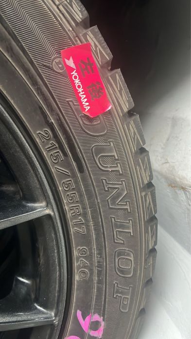 215/55/17 Dunlop зимняя