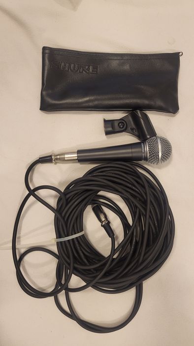 Microfon Shure și cablu XLR 10m