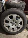 Vând jante audi 5*112 R15  cu anvelope