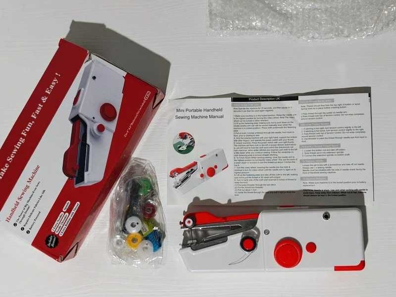 Masina de cusut portabila mini electrică cusătură haine țesături DIY